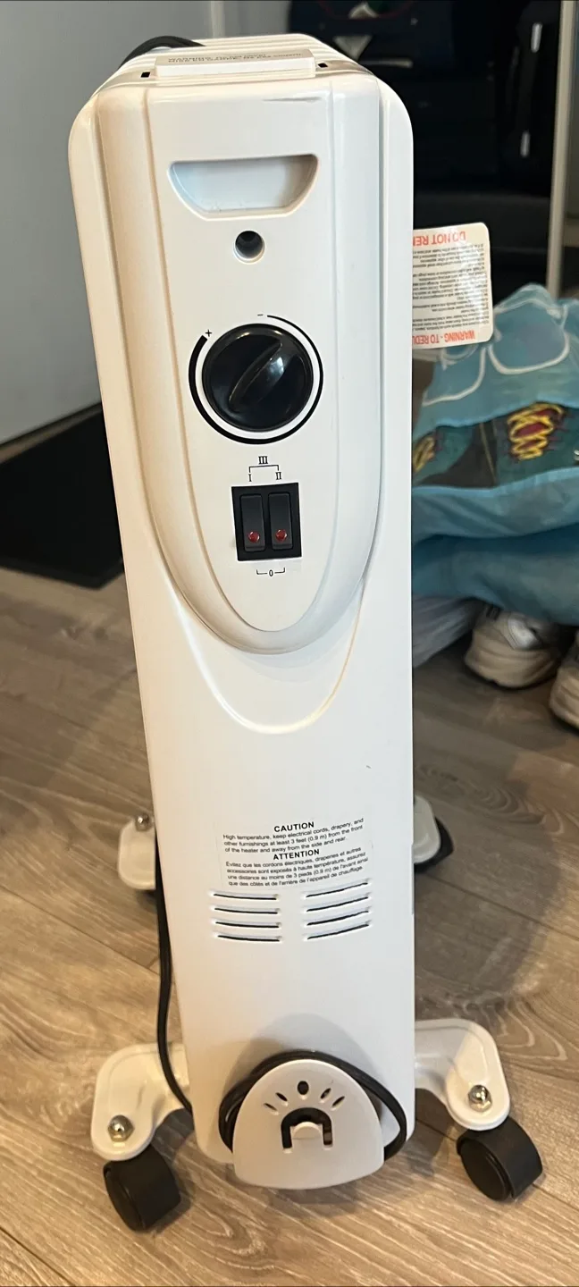 White Oil Filled Radiator Heater thumbnail