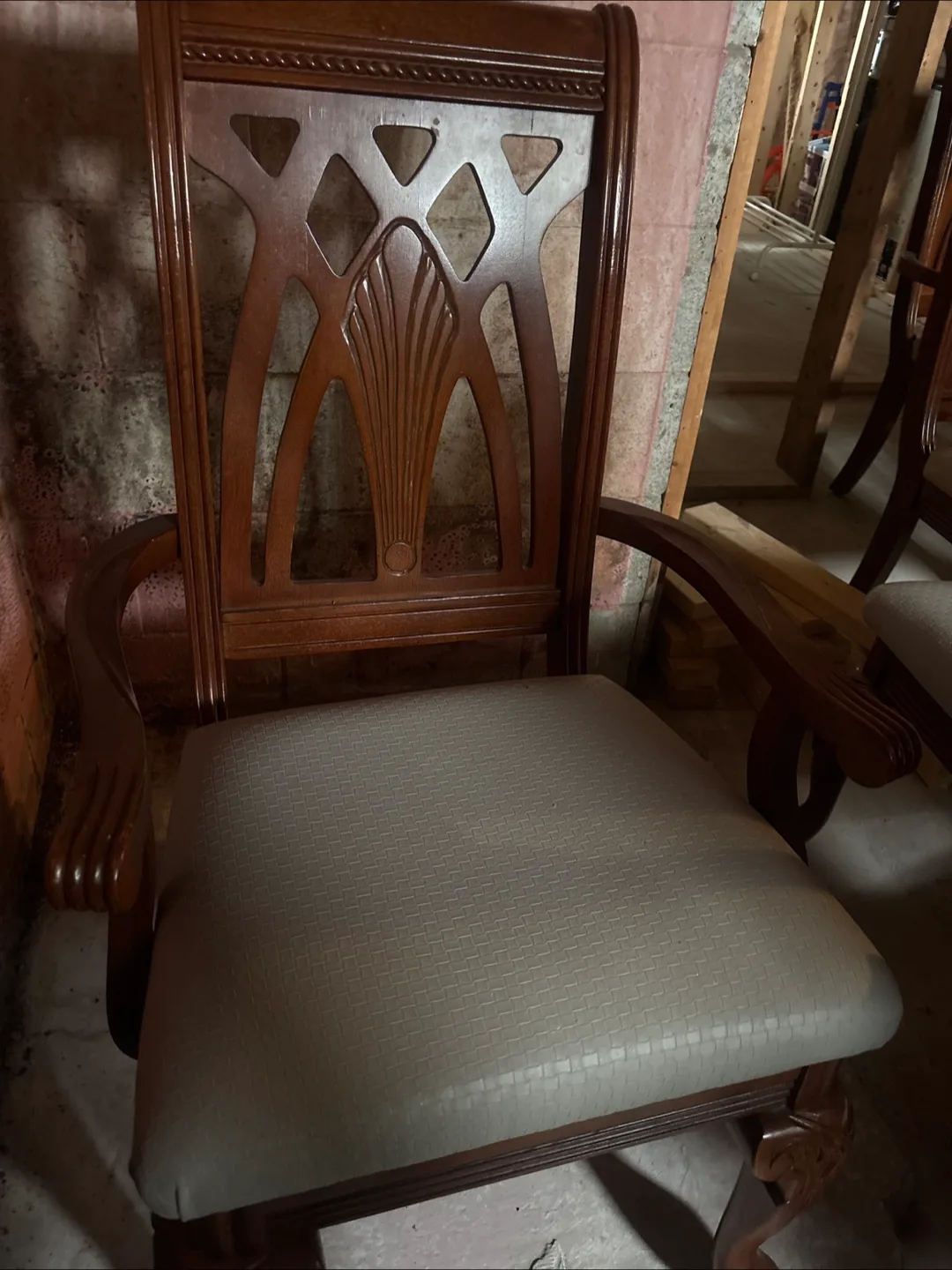 Cherry wood Armchair - 2 thumbnail