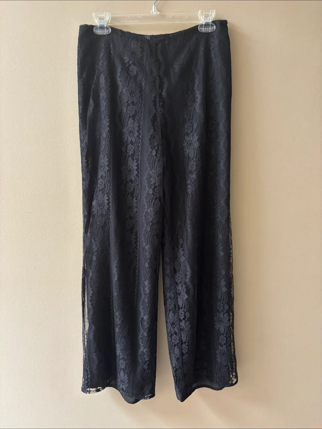 #freecycle Drama Black Lace Pants - Size 8 thumbnail