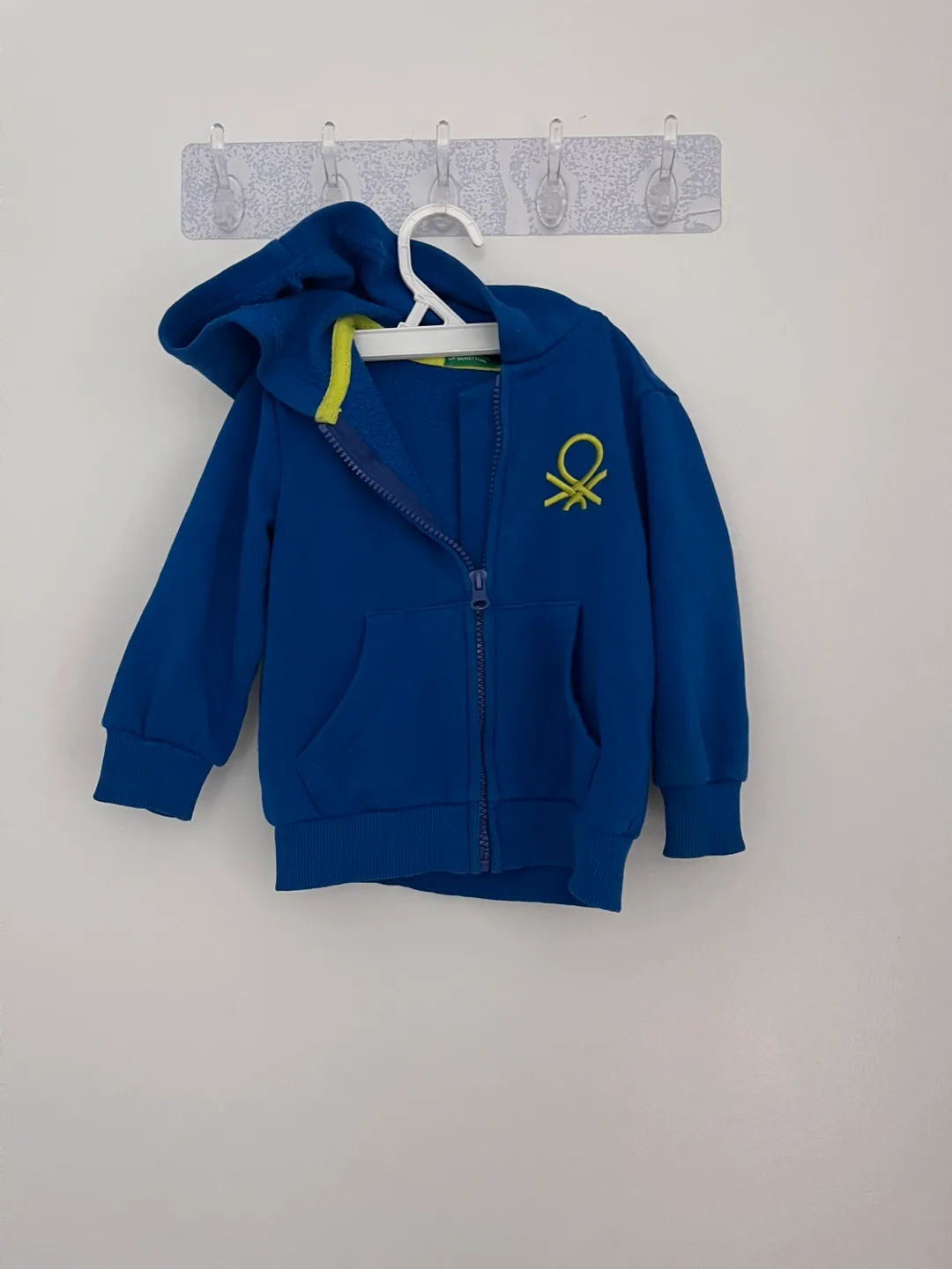 Benetton Blue Kids Zip-Up Hoodie thumbnail