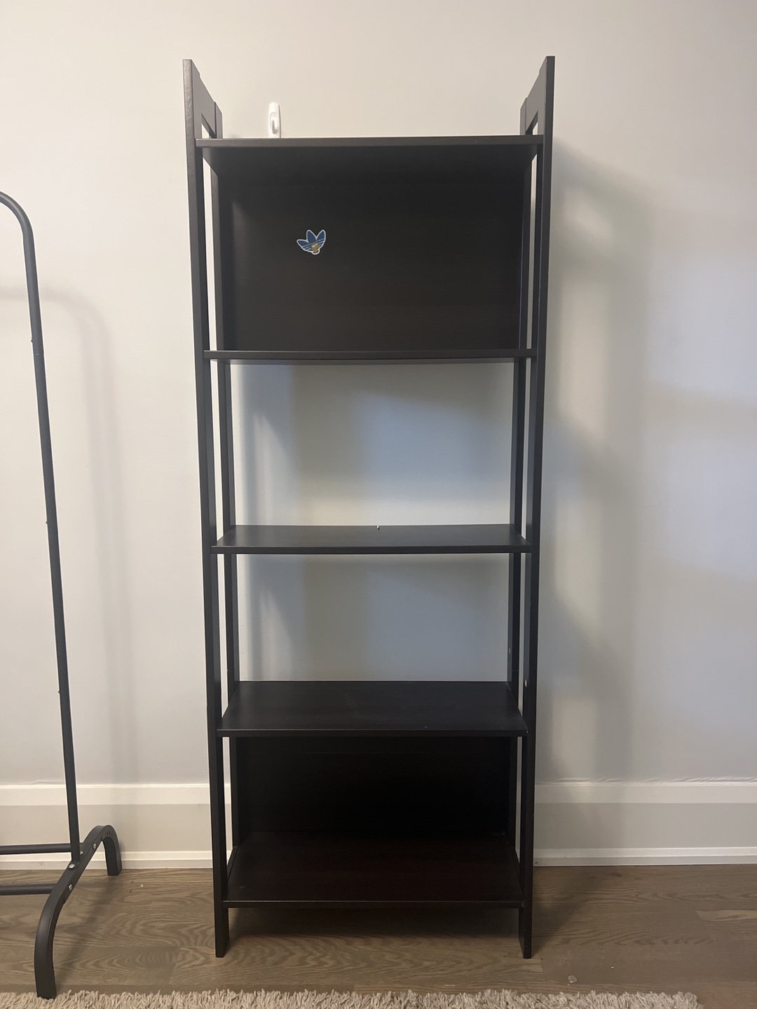 Dark Brown Ladder Shelf