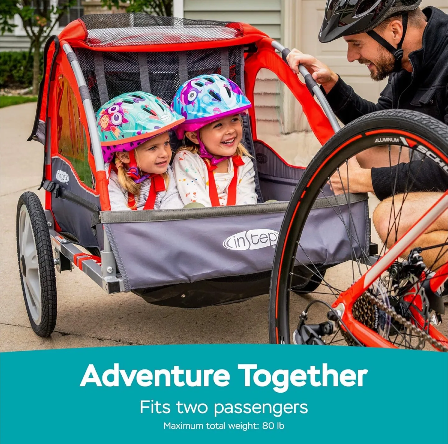 InStep Bike Trailer - Fits Two Passengers image indicator(2)