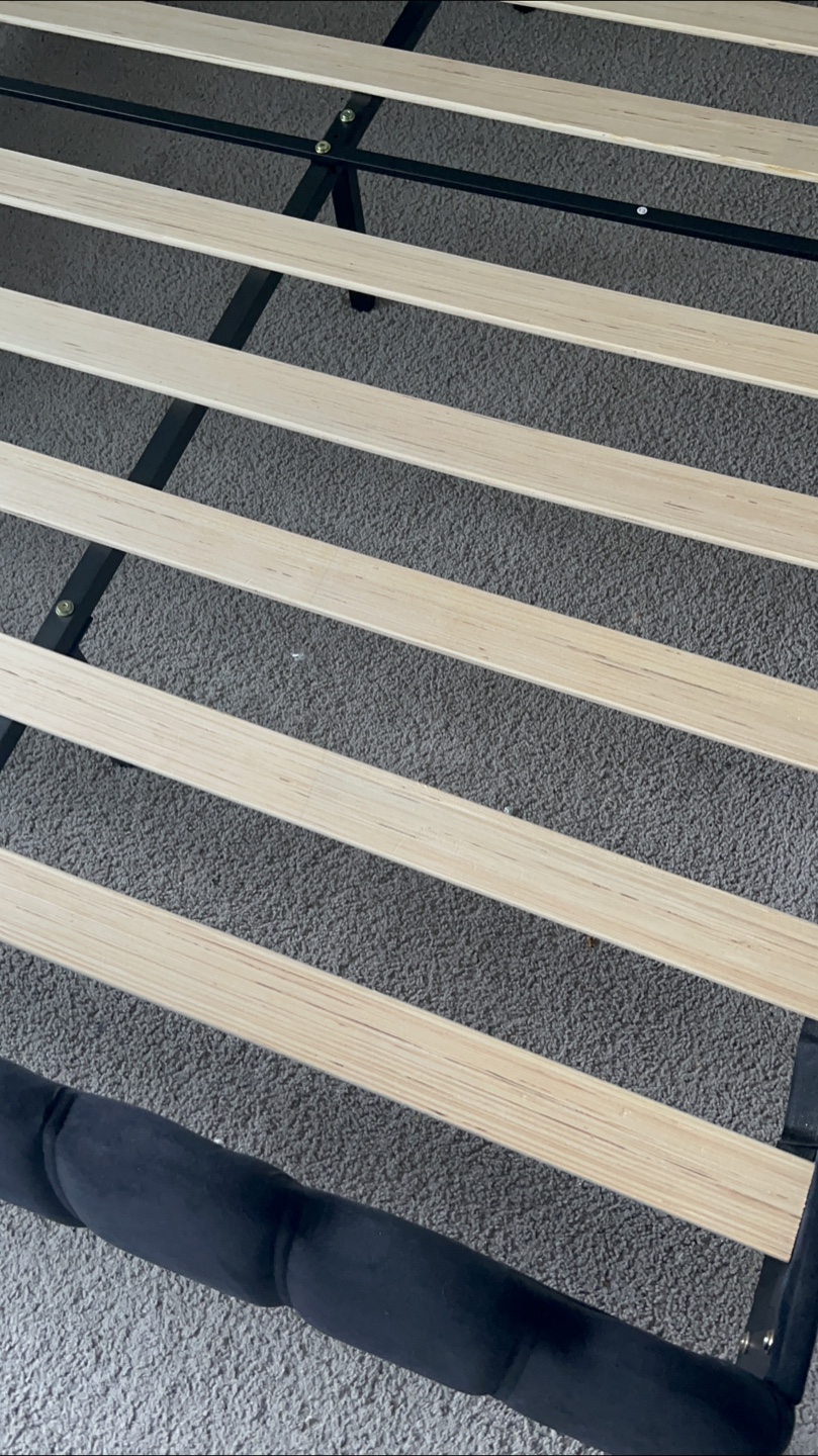 Black Velvet Bed Frame - photo 5