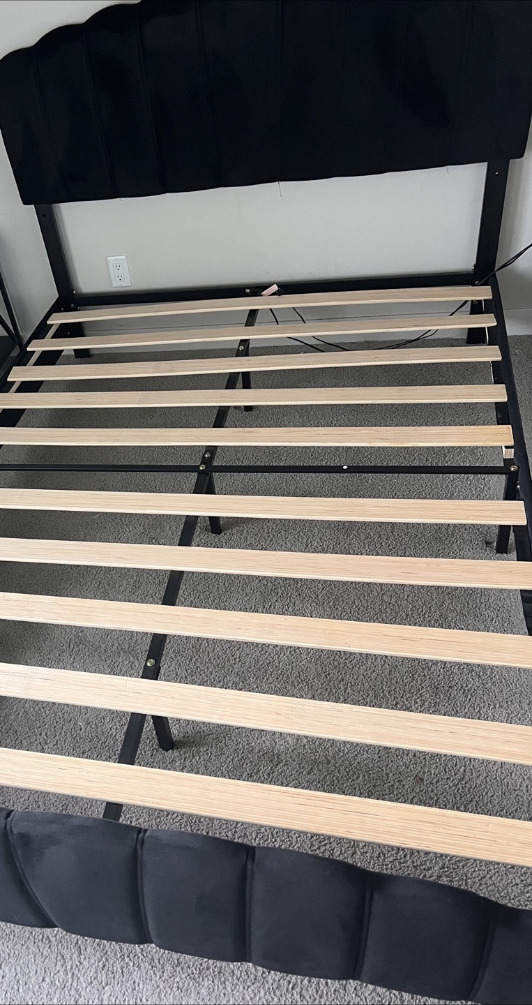 Black Velvet Bed Frame