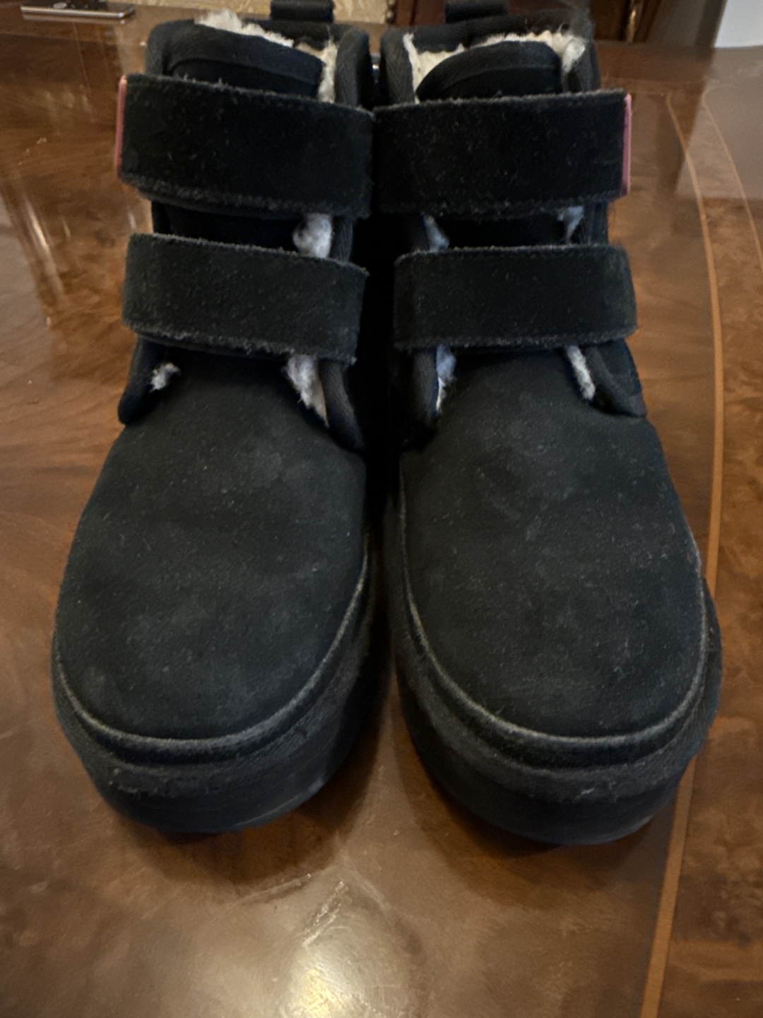 UGG Kids Black Suede Boots - photo 3