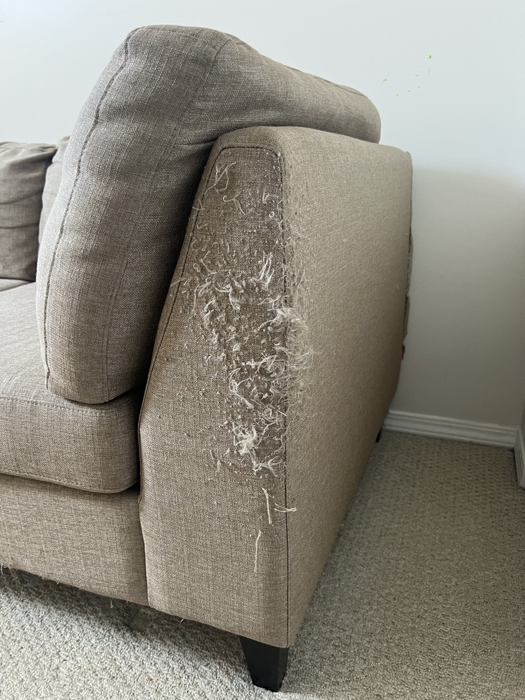 Beige 3-Seater Sofa - Used Condition - photo 3