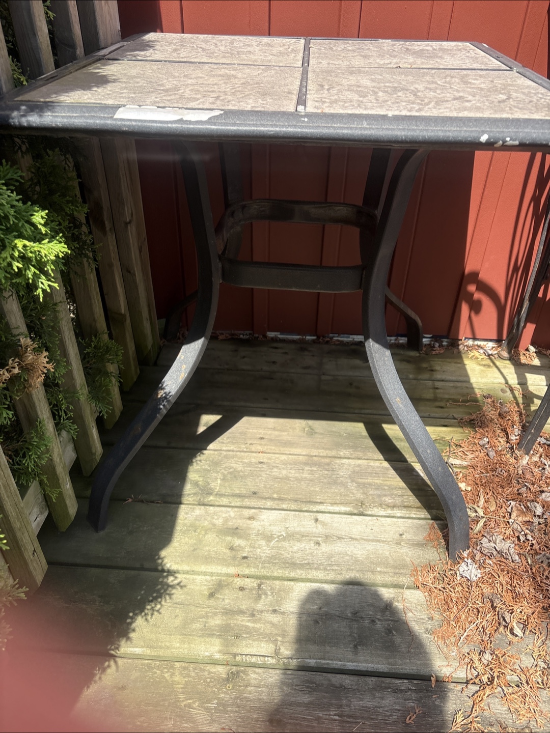Metal Patio Table and Chair Set - photo 2