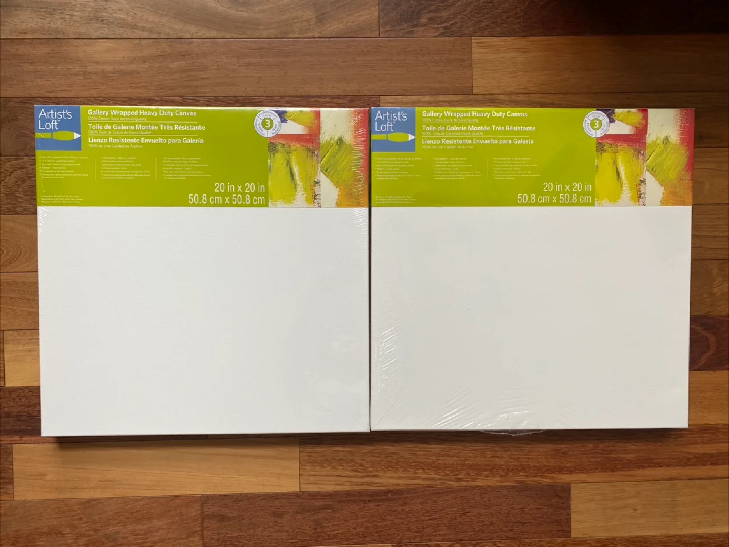 Professional Level Gallery Wrapped Heavy Duty Canvas 20”X20” thumbnail