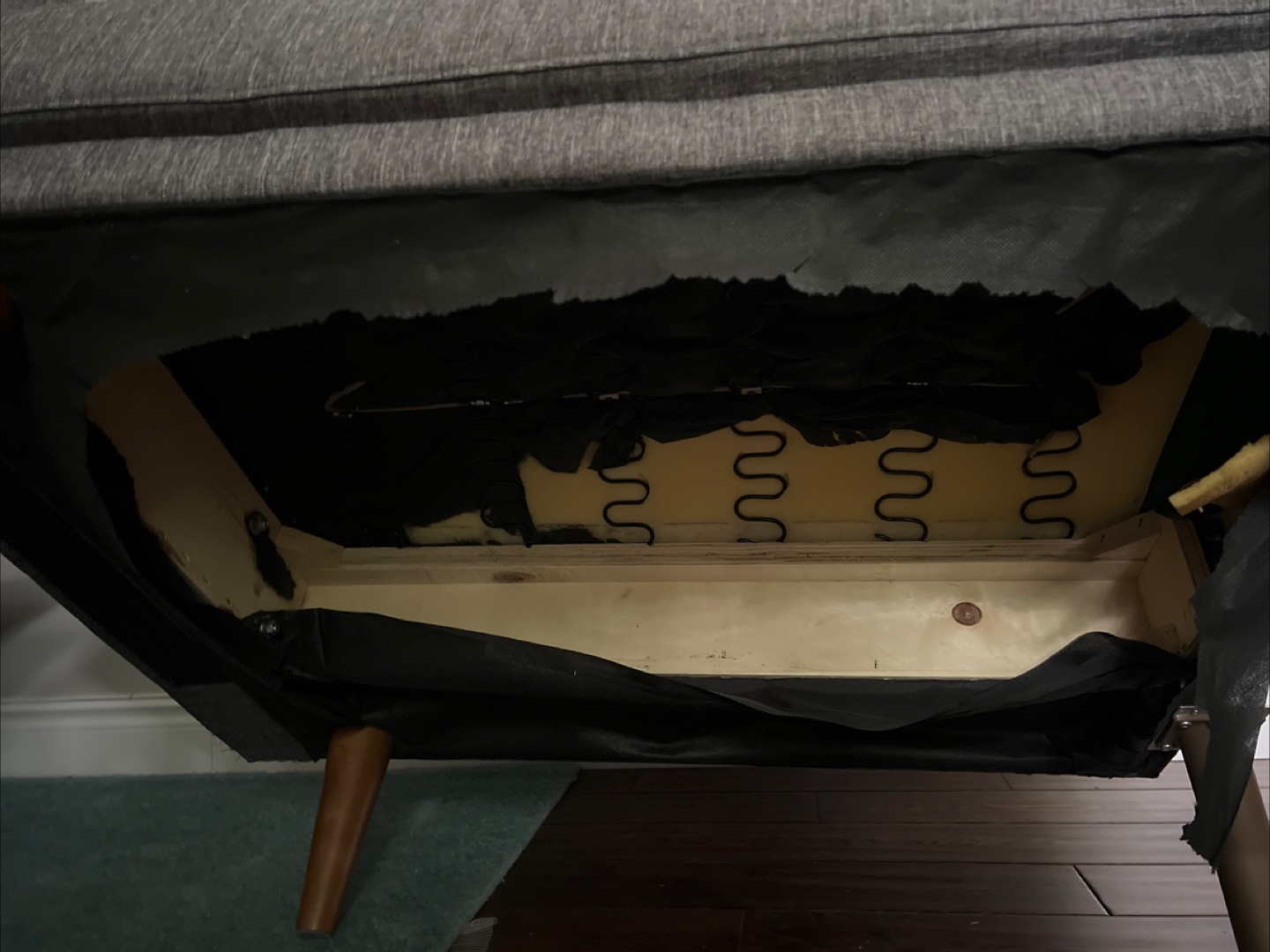 Grey Sofa #freecycle - photo 2