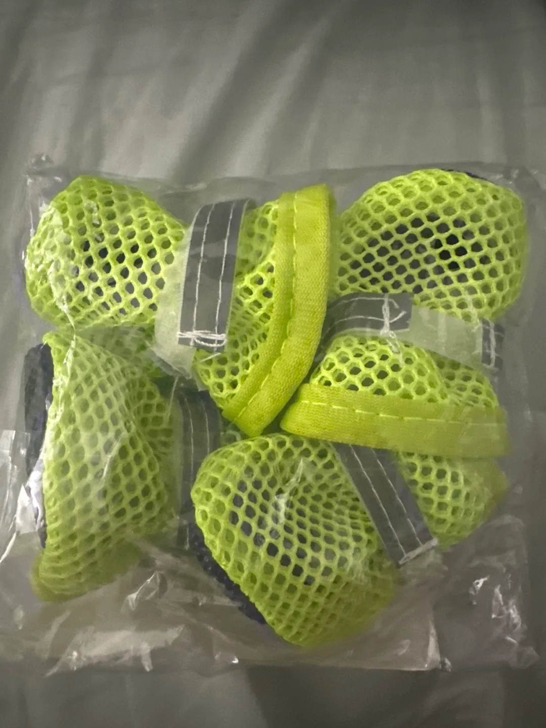 Green Mesh Dog boots #freecycle thumbnail