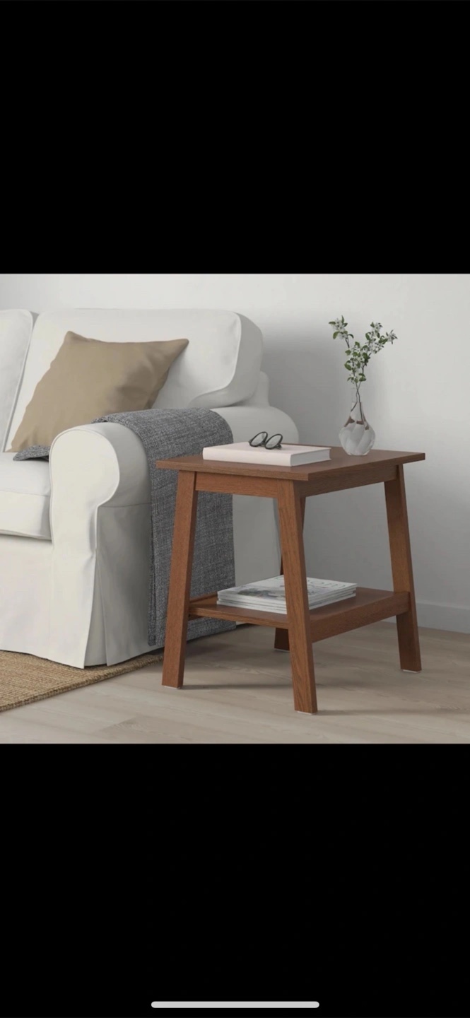 IKEA Brown Wooden Side Table - photo 3