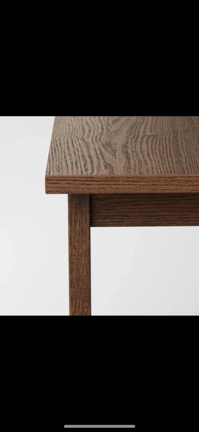 IKEA Brown Wooden Side Table - photo 4