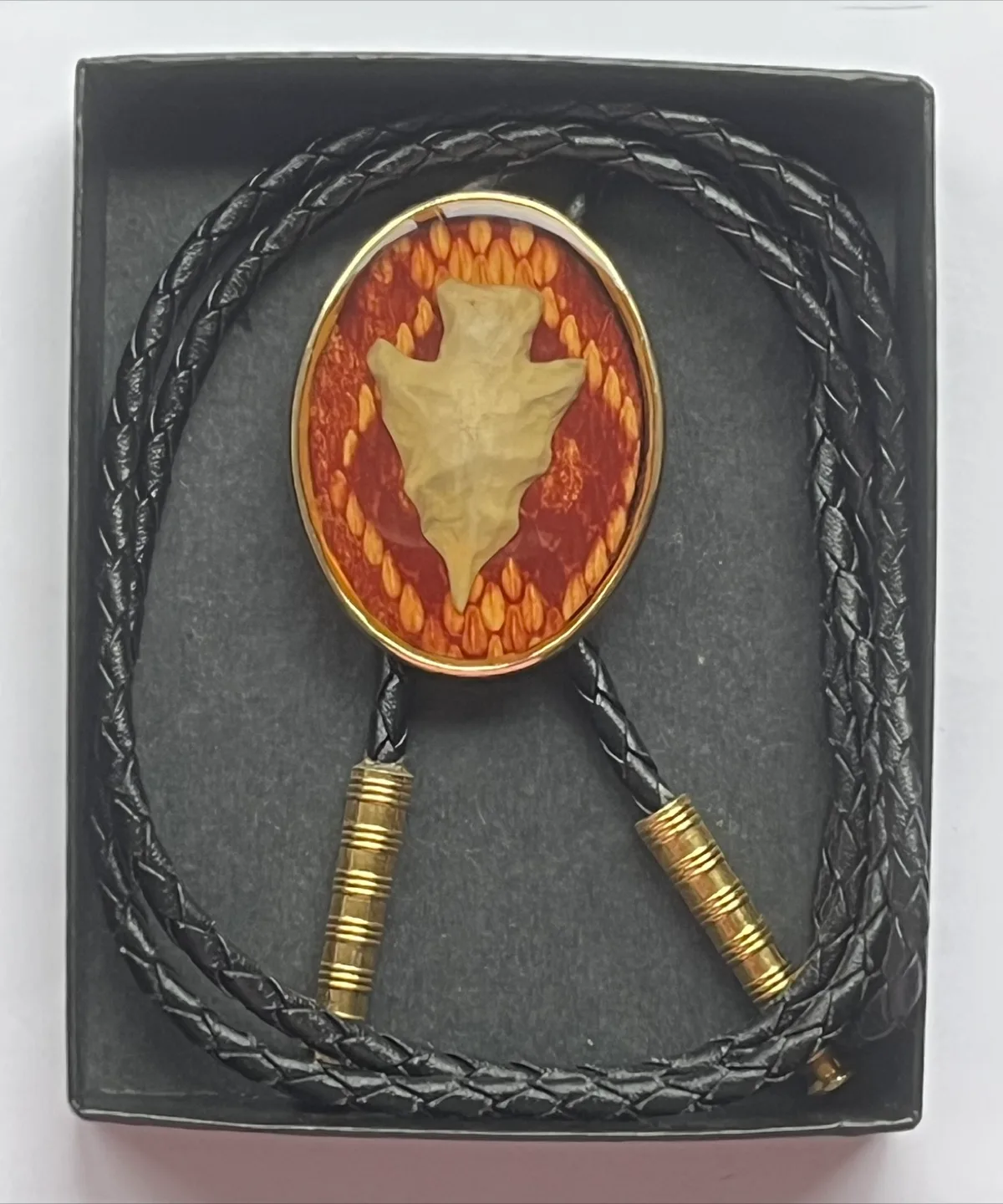 Vintage Von West Arrowhead Bolo Tie. image indicator(3)