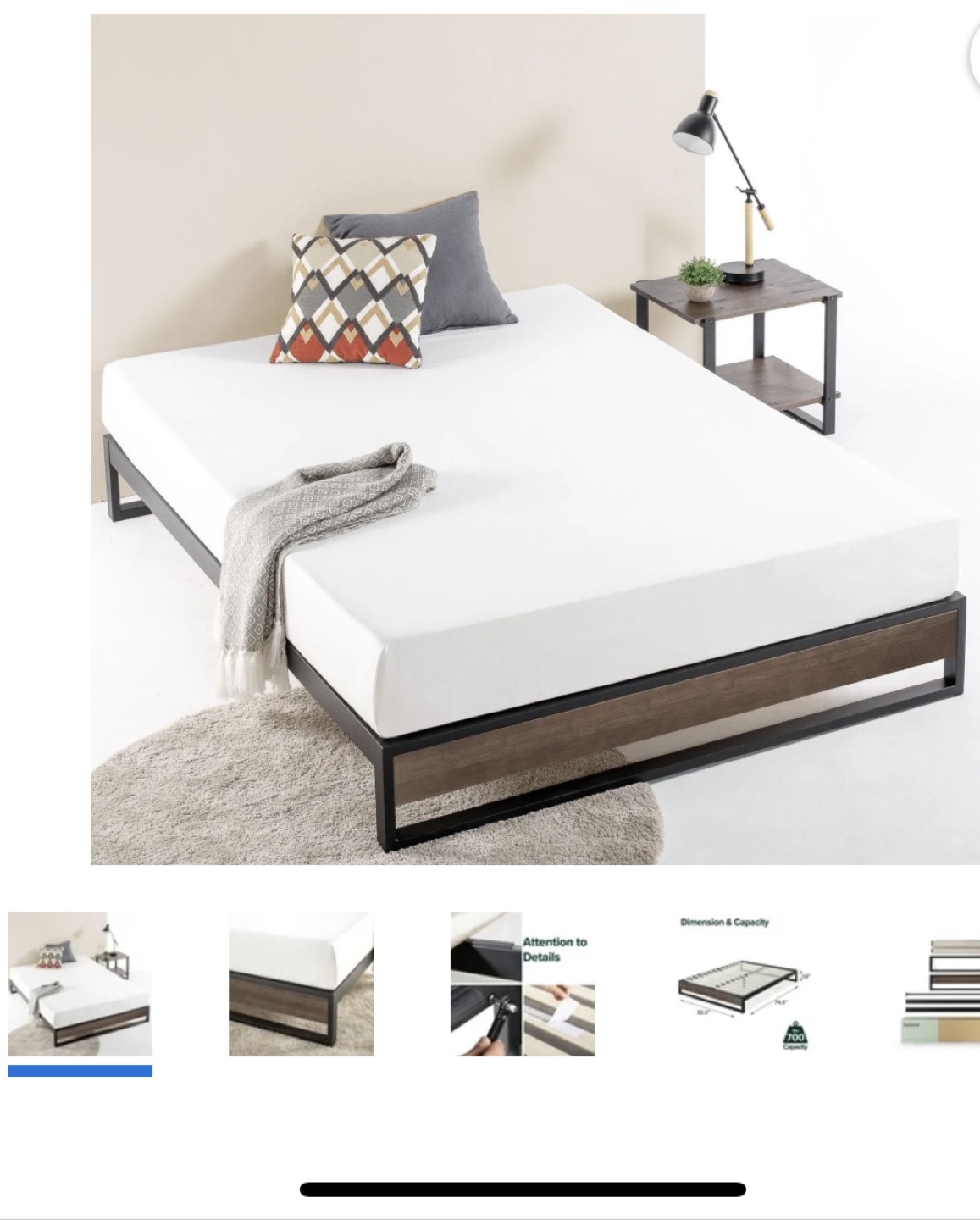 Platform Bed Frame - Full Size