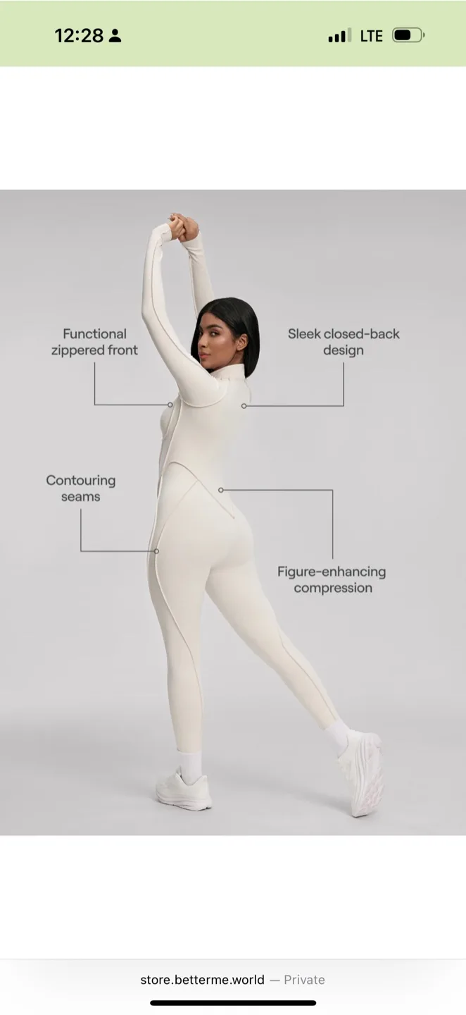 BetterMe Sleek Closed-Back Design Bodysuit image indicator(2)