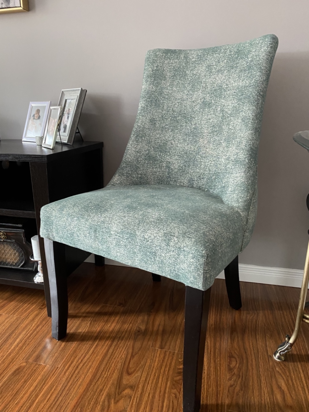 Set of two Teal Accent Chairs - photo 2