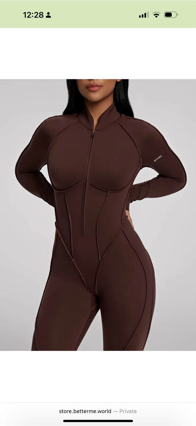 BetterMe Brown Jumpsuit image indicator(4)