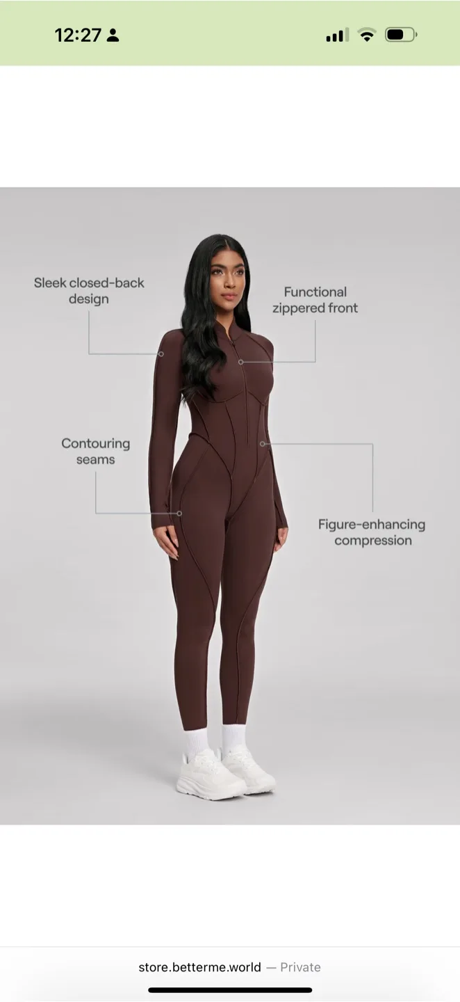 BetterMe Brown Jumpsuit image indicator(2)
