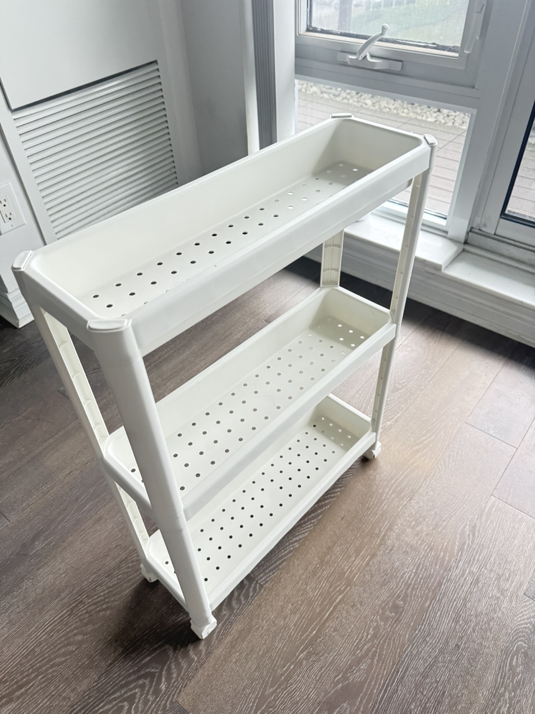 White 3-Tier Storage Shelf - photo 3