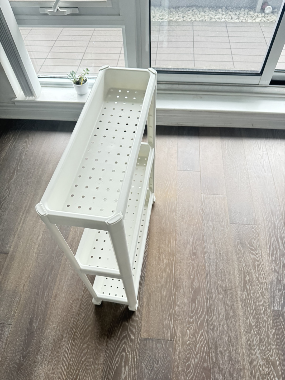 White 3-Tier Storage Shelf - photo 2