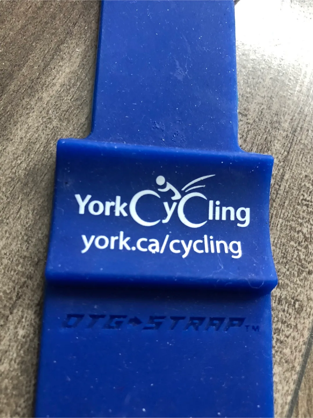 #freecycle York Cycling DTG phone Strap - Blue image indicator(2)