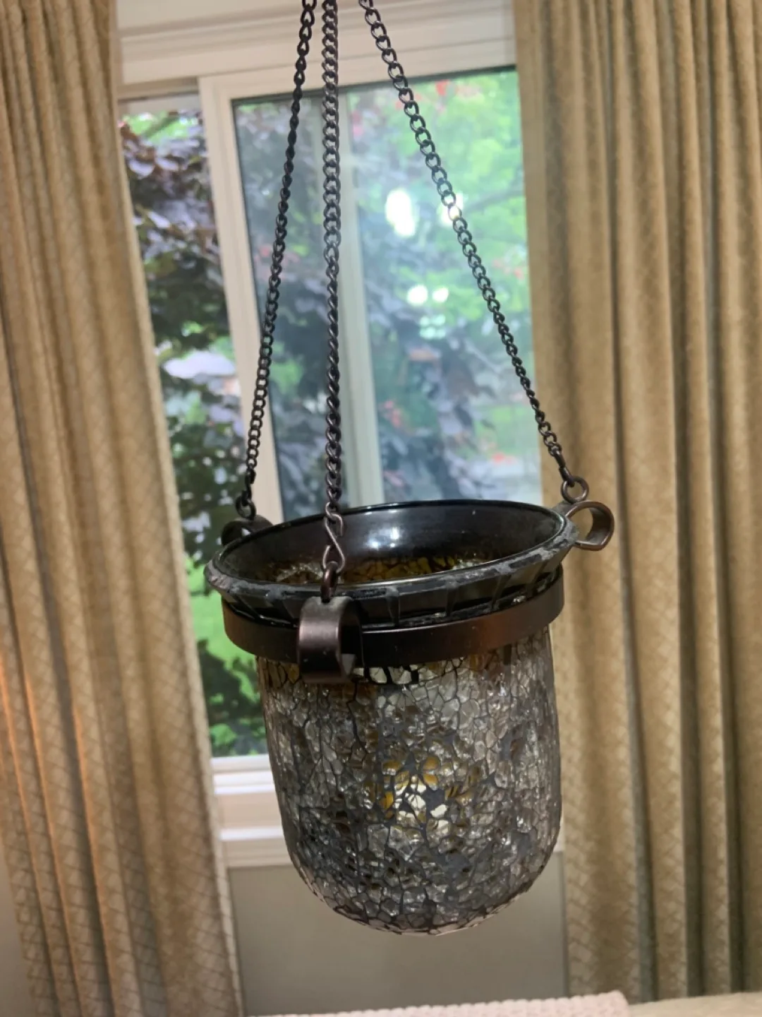 2 Mosaic Hanging Candle Sconces image indicator(5)