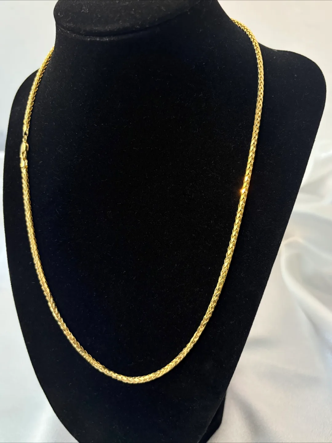 22K Gold Chain for Men / women ( pure gold Chain ) 20 inches thumbnail