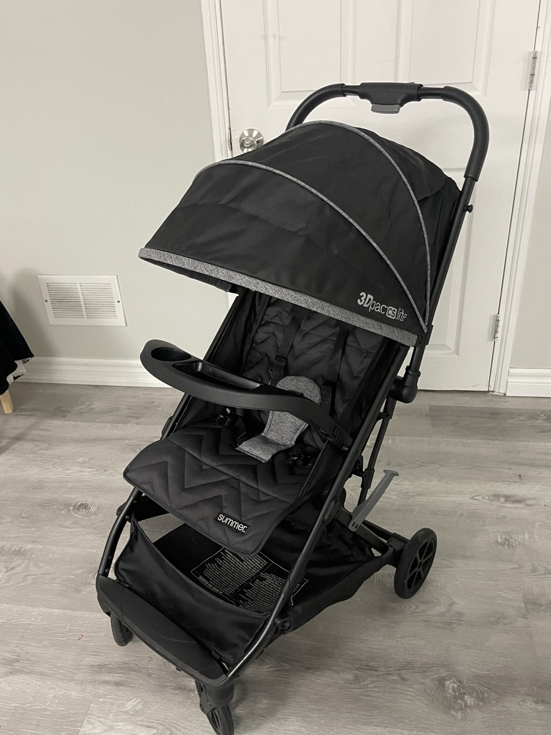 Summer Infant 3Dpac CS Lite Stroller - Black