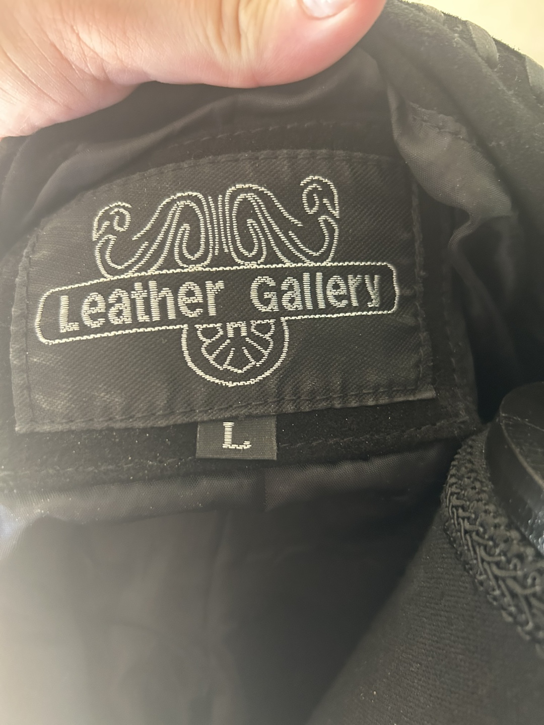 Leather Gallery Black Fringe Jacket - Size L - photo 3
