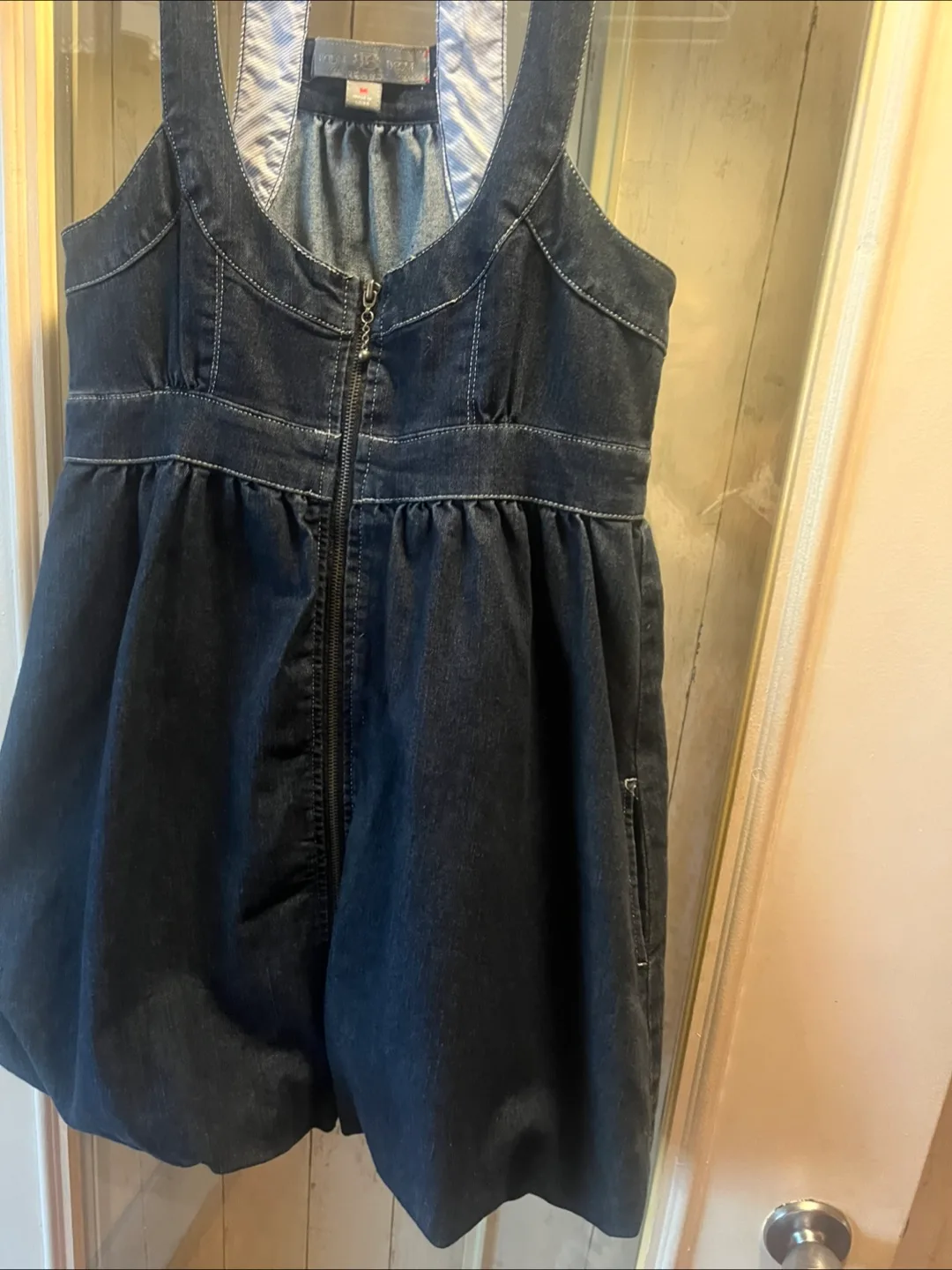 Denim Jumper Dress - Size Medium image indicator(2)