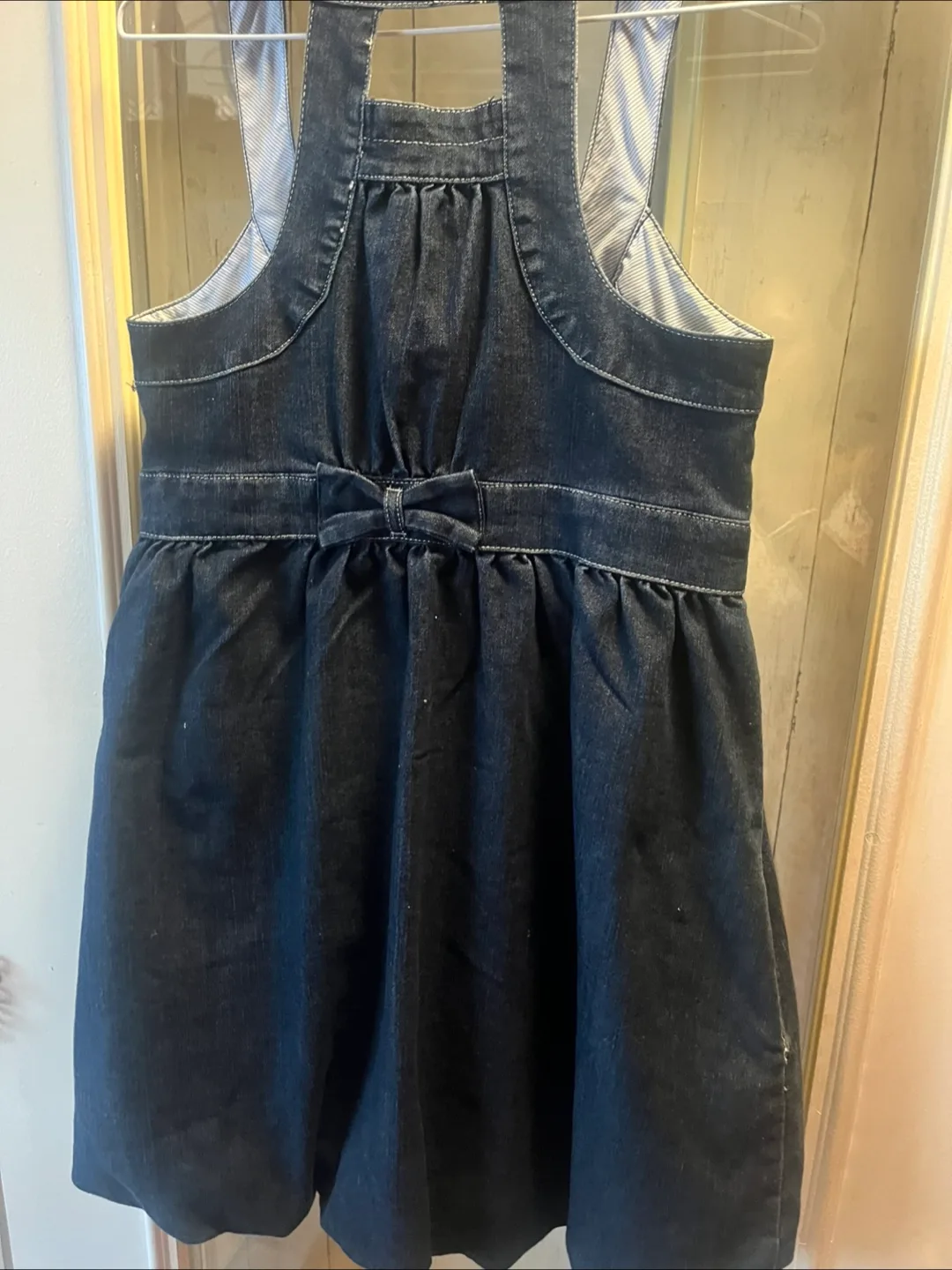 Denim Jumper Dress - Size Medium image indicator(3)
