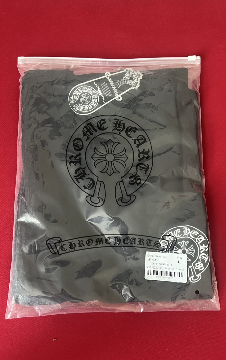 Chrome Hearts Black T-shirt - Size L