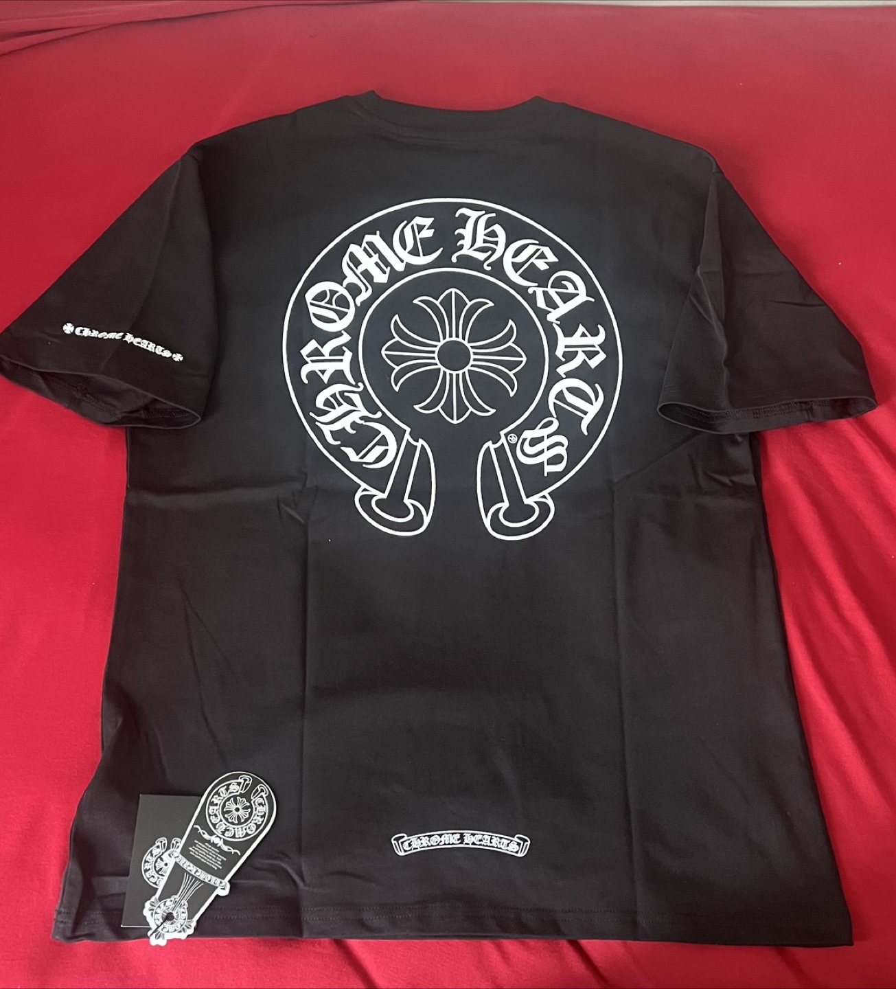 Chrome Hearts Black T-shirt - Size L - photo 3
