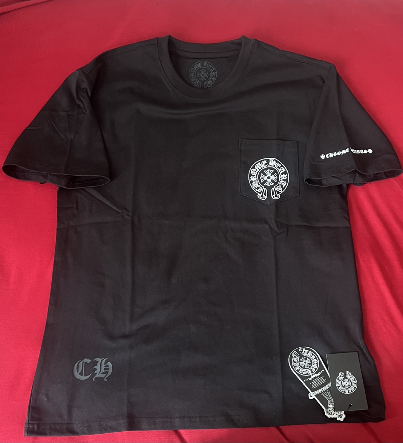 Chrome Hearts Black T-shirt - Size L - photo 2