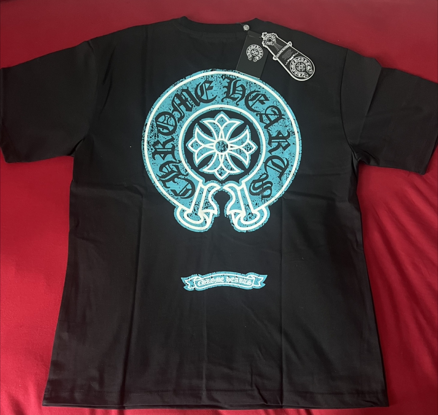 Chrome Hearts Black T-Shirt - photo 3