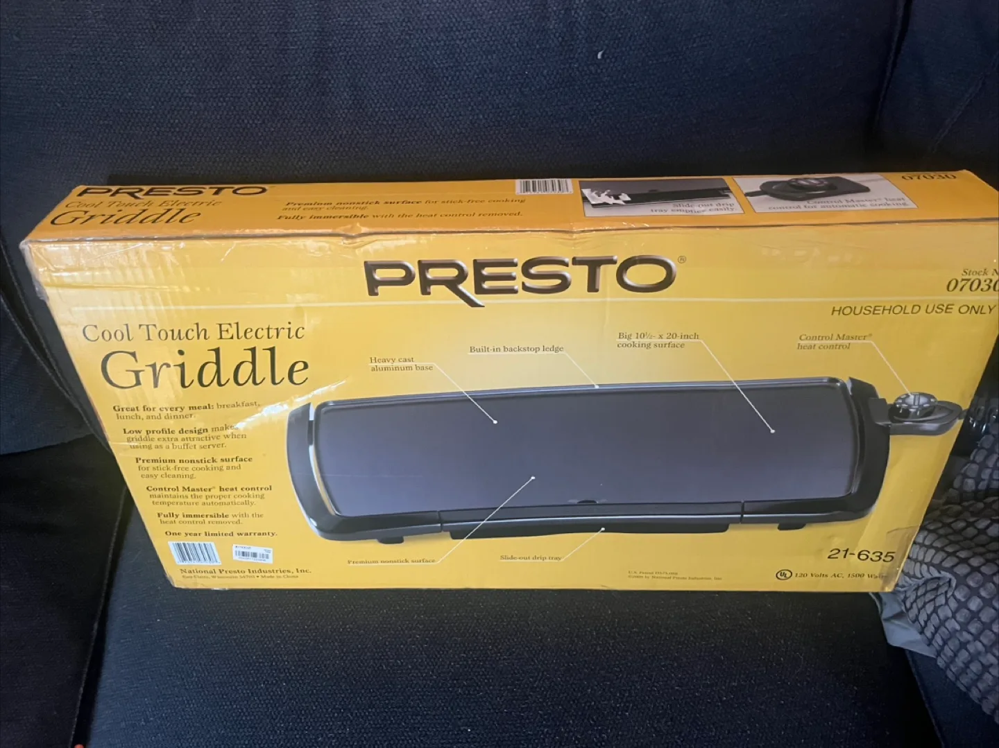 Presto Cool Touch Electric Griddle image indicator(3)