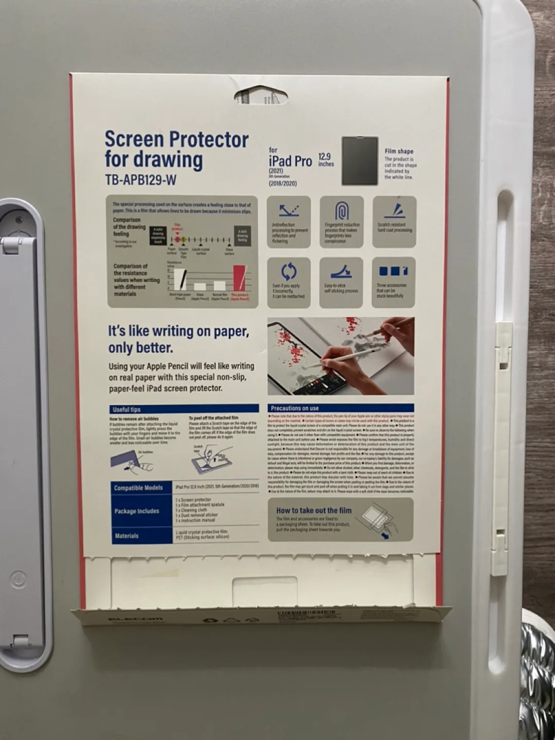 ELECOM Screen Protector for iPad Pro 12.9" (2021/2020) image indicator(2)