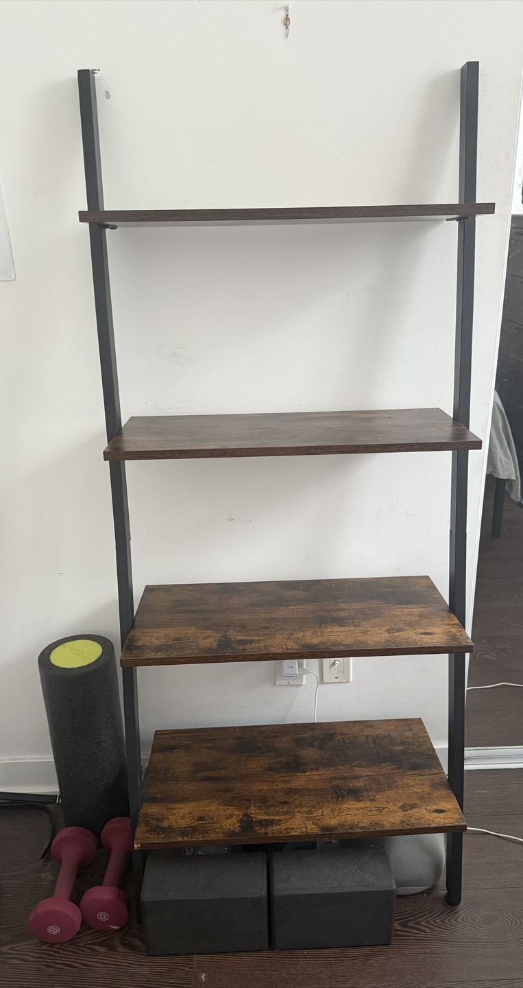 Ladder Shelf - Brown & Black - photo 2