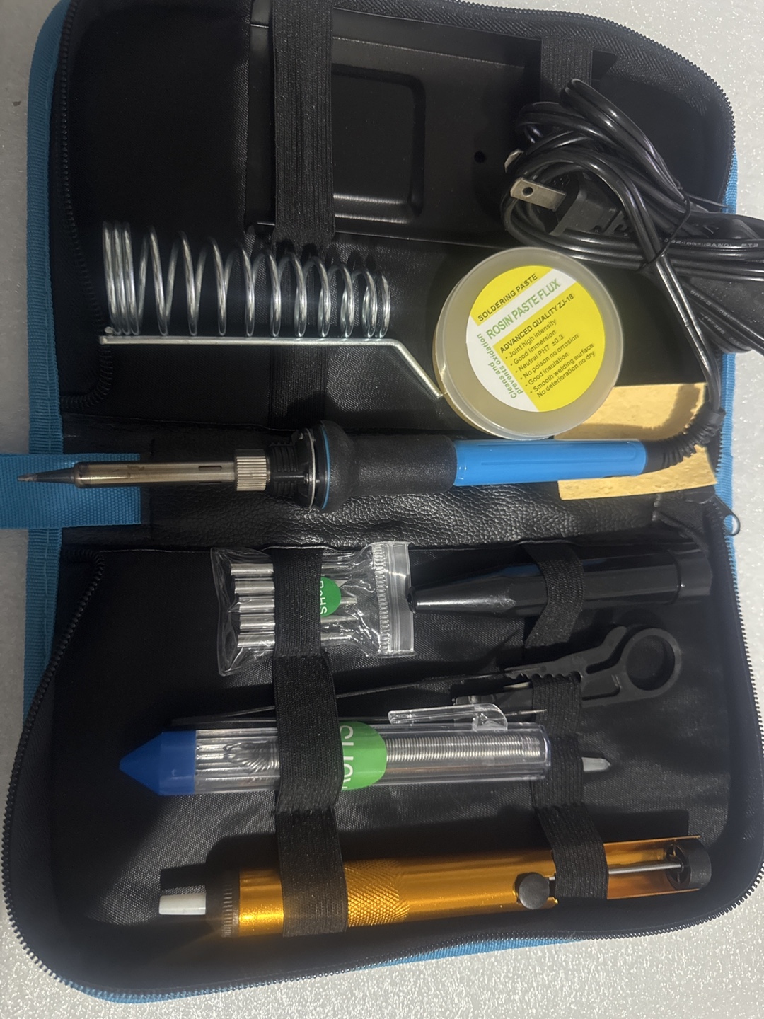 Soldering Kit with Rosin Paste Flux