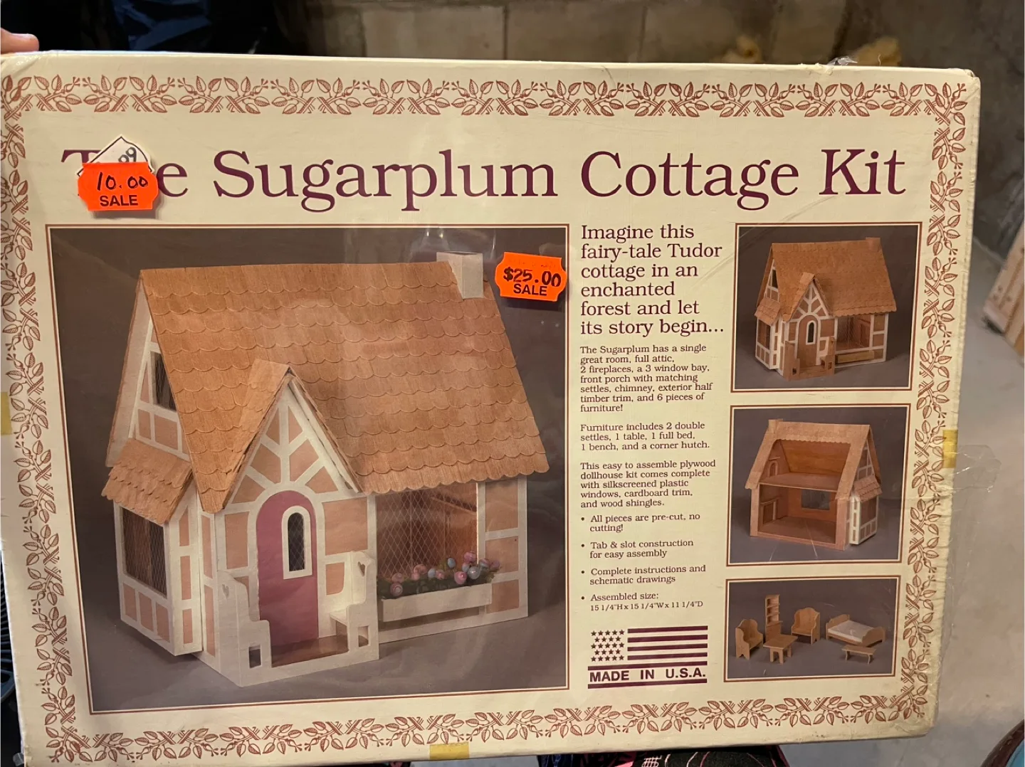 The Sugarplum Cottage Kit - dollhouse thumbnail
