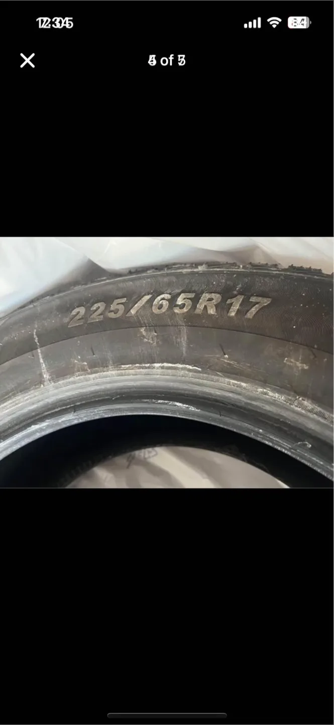 RoadX Winter Tires - 225/65R17