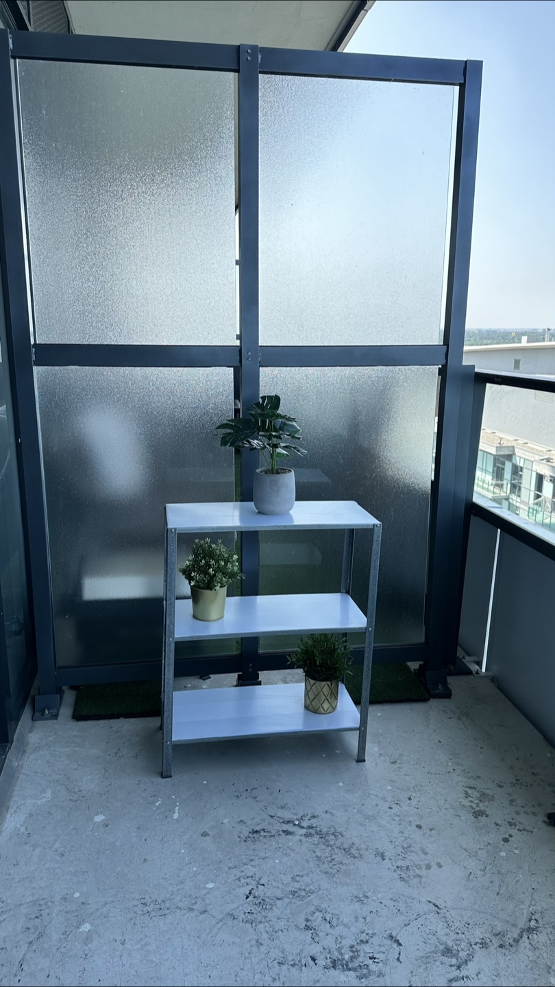 Moving Sale!! Metal & White Shelf Unit