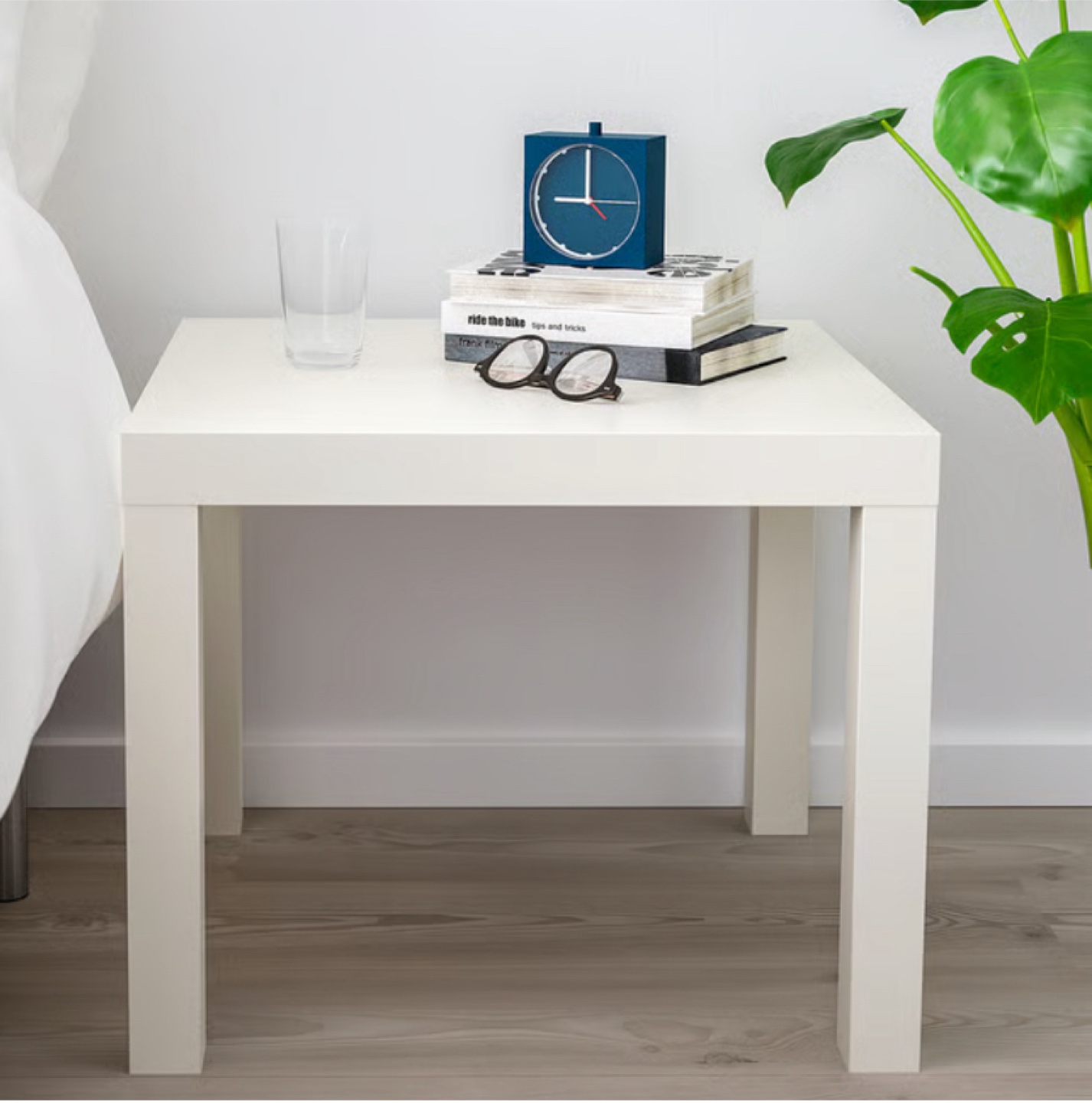 TWO (2) IKEA Lack Side Table - White