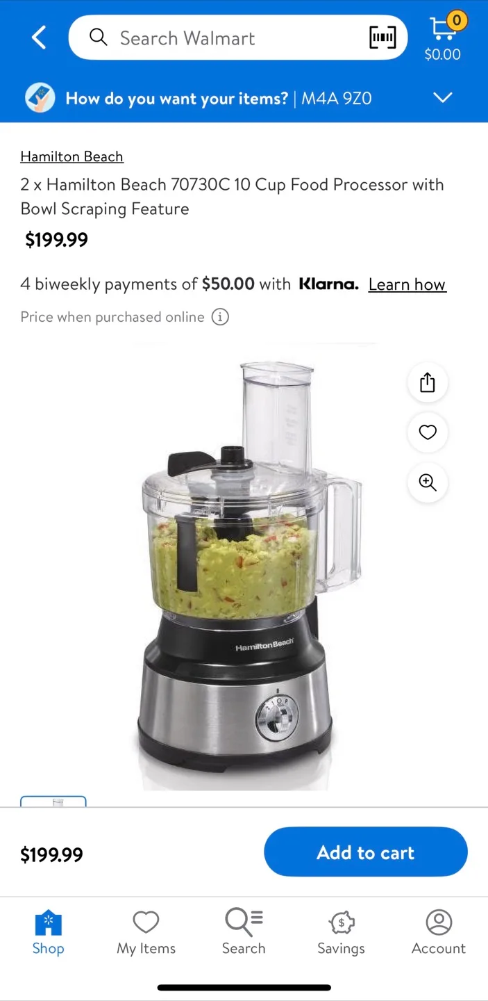 Hamilton Beach 70730C 10-Cup Food Processor thumbnail