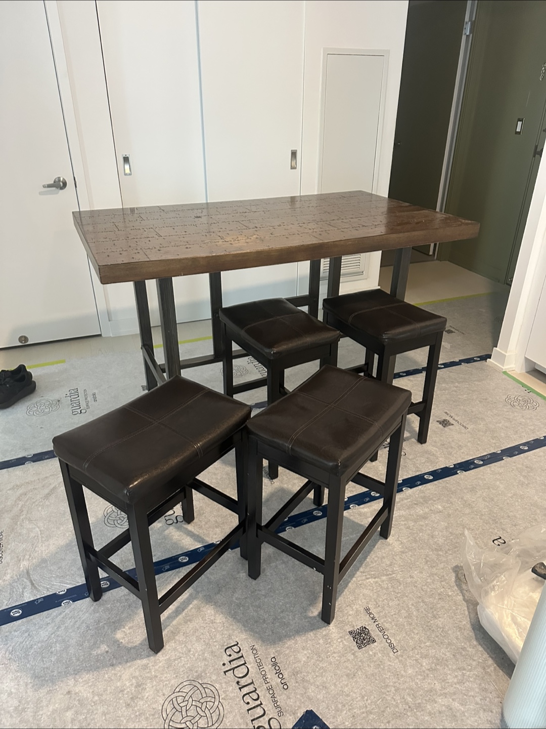 Table and Bar Stools