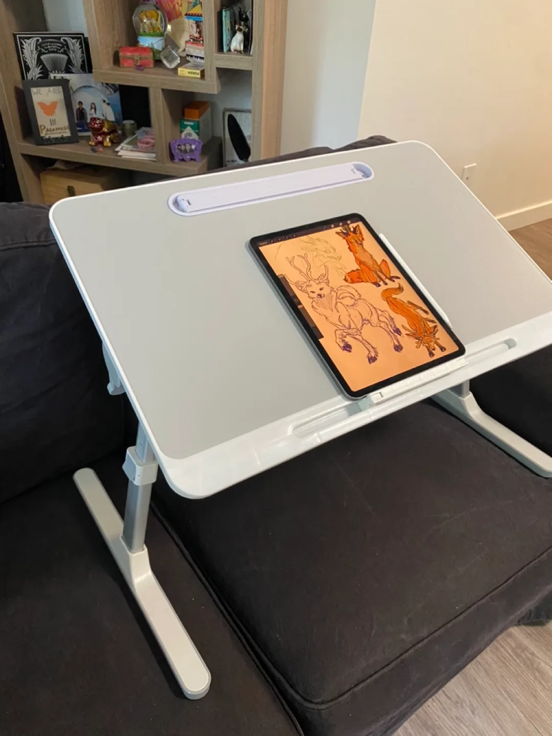 Adjustable Laptop Bed Desk Table thumbnail