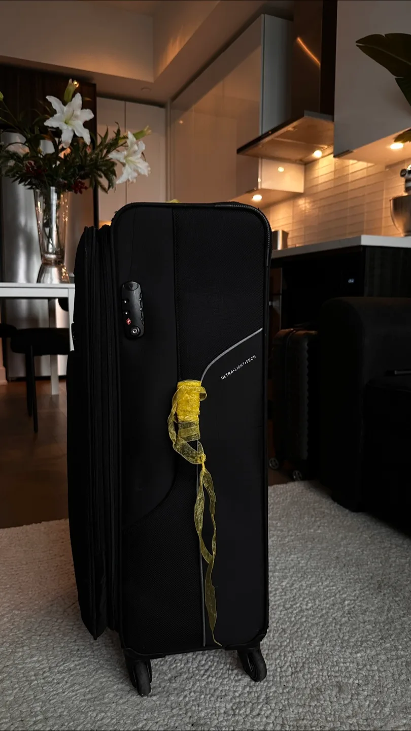 Pierre Cardin Black Suitcase Large image indicator(4)