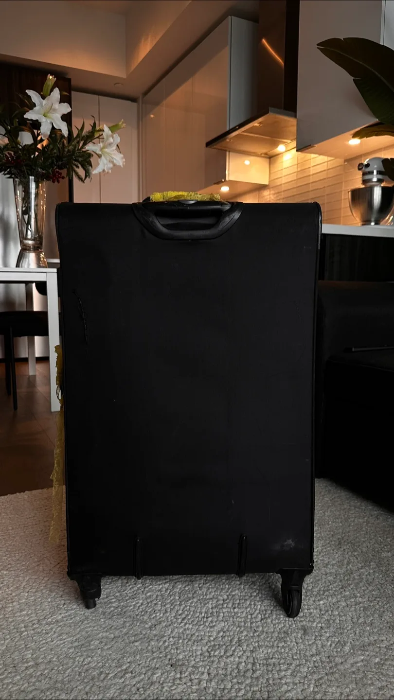 Pierre Cardin Black Suitcase Large image indicator(3)