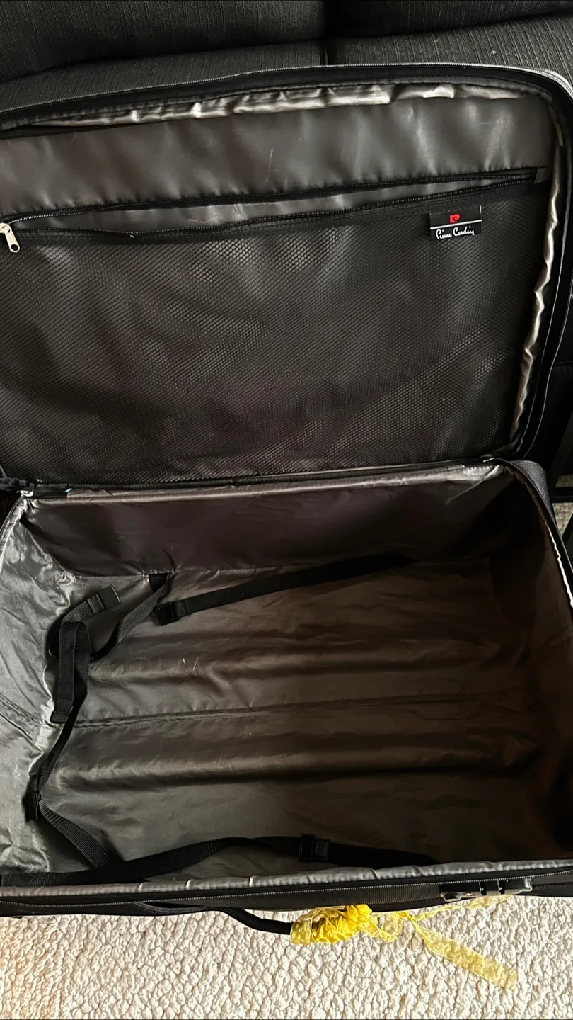 Pierre Cardin Black Suitcase Large image indicator(7)