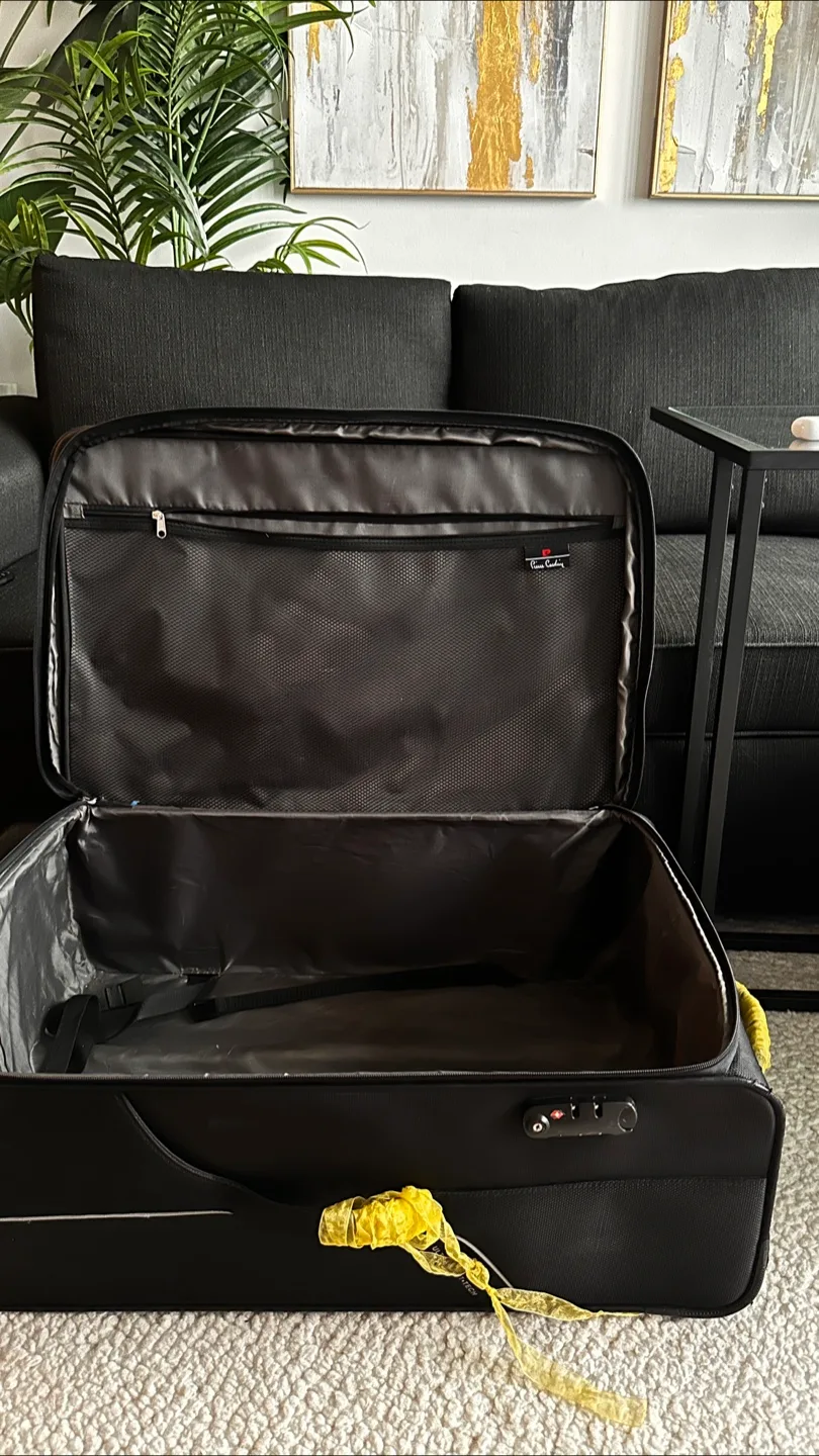 Pierre Cardin Black Suitcase Large image indicator(6)